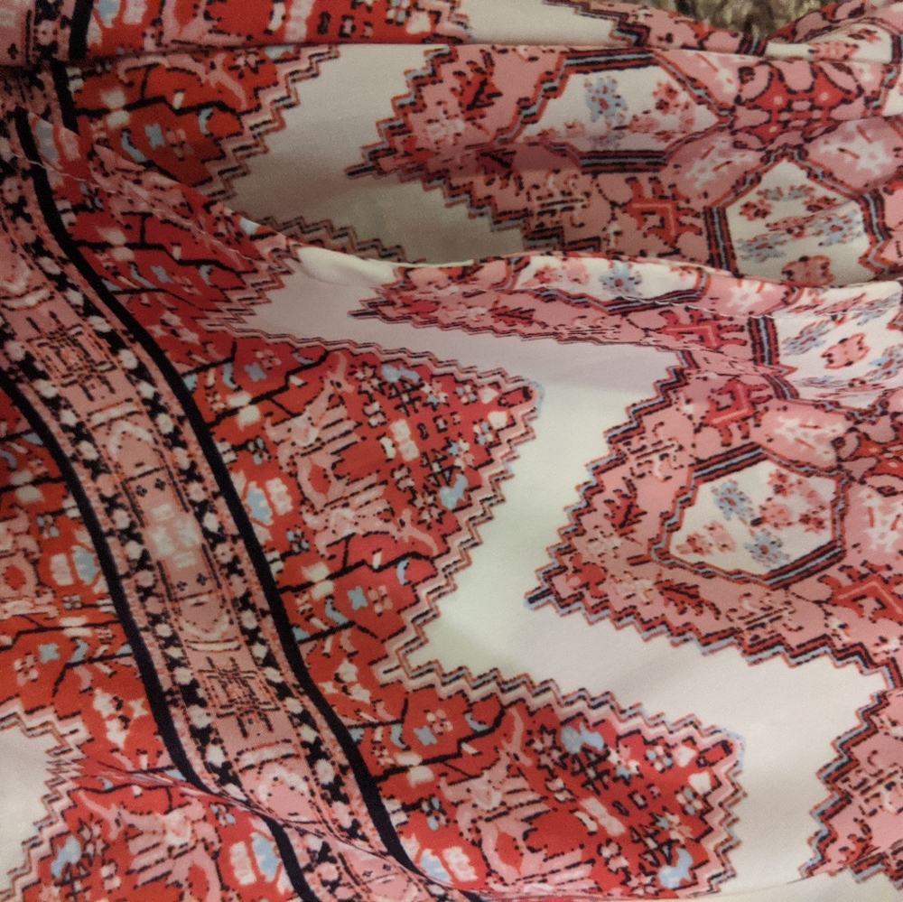 Red Aztec Dress - Picture 4 of 6